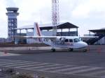 Brittan Norman Islander ,HC-BZF, Airport Baltra (GPS),Ecuador, 19.3.2014
