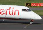 Air Berlin (LGW), D-ABQD, De Havilland Canada, 8Q-400 (Bug/Nose), 02.04.2014, DUS-EDDL, Düsseldorf, Germany