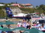DHC-6 Twin Otter PJ-WIS am Start auf dem St-Maarten Airport (SXM) am 5.3.2013