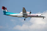 Luxair, LX-LQJ, deHavilland, DHC-8Q-402, 10.06.2023, LUX, Luxemburg, Luxemburg