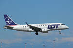 LOT Polish Airlines, SP-LDE, Embraer ERJ-170STD, msn. 17000029, 01.Juli 2021, MXP Milano Malpensa, Italy.