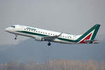 Alitalia CityLiner, EI-RDJ, Embraer ERJ-175LR, msn: 17000342,  Parco Nazionale Del Circeo , 26.Dezember 2018, ZRH Zürich, Switzerland.