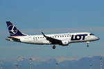 LOT Polish Airlines, SP-LIK, Embraer ERJ-175LR, msn: 17000303, 28.September 2020, MXP Milano-Malpensa, Italy.