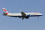 British Airways - CityFleyer, G-LCYP, Embraer, ERJ-190SR, 18.04.2018, FRA, Frankfurt, Germany         