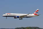 BA CityFlyer, G-LCYU, Embraer ERJ-190LR, msn: 19000674, 09.Juli 2018, ZRH Zürich, Switzerland.