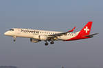 Helvetic Airways, HB-JVP, Embraer Emb-190LR, msn: 19000387, 05.September 2018, ZRH Zürich, Switzerland.