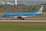 KLM-Cityhopper, PH-EZA, Embraer, 195 STD (190-100), MUC-EDDM, München, 20.08.2018, Germany