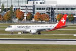 HB-JVN Helvetic Airways Embraer ERJ-190LR (ERJ-190-100 LR) .