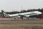 Alitalia, EI-RNC, Embraer, EMB-190, 13.02.2019, FRA, Frankfurt, Germany         