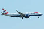 British Airways - CityFleyer, G-LCYR, Embraer, ERJ-190SR, 01.05.2019, MUC, München, Germany        