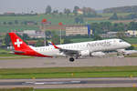 Helvetic Airways, HB-JVU, Embraer Emb-190LR, msn: 19000048, 25.Mai 2019, ZRH Zürich, Switzerland.
