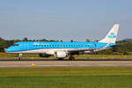 KLM Cityhopper, PH-EZC, Embraer ERJ-190STD, msn: 19000250, 01.August 2019, ZRH Zürich, Switzerland.