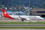 Helvetic Airways, HB-JVS, Embraer ERJ-190LR, msn: 19000265, 18.August 2019, ZRH Zürich, Switzerland.