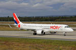 HOP!, F-HBLA, Embraer ERJ-190AR, msn: 19000051, 29.September 2019, FRA Frankfurt, Germany.