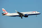 BA - CityFleyer, G-LCYV, Embraer, ERJ-190SR, 21.01.2020, ZRH, Zürich, Switzerland          