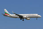 Bulgaria Air, LZ-SOF, Embraer ERJ-190LR, msn: 19000492, 23.April 2021, ZRH Zürich, Switzerland.
