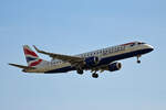 British Airways, ERJ-190-100SR, G-LCAA, BER, 31.10.2021