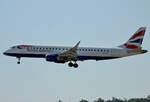 British Airways, ERJ-190-100SR, G-LCAC, BER, 24.06.2022
