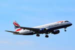 G-LCAG , British Airways , Embraer ERJ-190SR (ERJ-190-100 SR) , 04.09.2022 , Berlin-Brandenburg  Willy Brandt  , BER , 