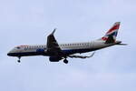 G-LCYW , British Airways , Embraer ERJ-190SR (ERJ-190-100 SR) , Berlin-Brandenburg  Willy Brandt  , BER , 11.09.2022 