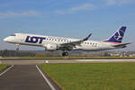 LOT Polish Airlines, SP-LMA, Embraer ERJ-190STD, msn: 19000761, 10.April 2023, ZRH Zürich, Switzerland.