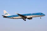 KLM Cityhopper, PH-EZA, Embraer ERJ-190STD, msn: 19000224, 20.Mai 2023, AMS Amsterdam, Netherlands.