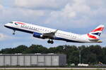 G-LCAH , British Airways , Embraer ERJ-190SR (ERJ-190-100 SR) , Berlin-Brandenburg  Willy Brandt  , BER , 30.08.2023 , 