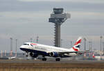 British Airways, ERJ-190-100SR, G-LCYV, BER, 10.02.2024