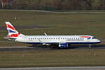 BA CityFlyer, G-LCYU, Embraer ERJ-190LR, msn: 19000674, 16.Januar 2024, ZRH Zürich, Switzerland.