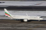 Bulgaria Air, LZ-BUR, Embraer ERJ-190AR, msn: 19000551, 19.Januar 2024, ZRH Zürich, Switzerland.