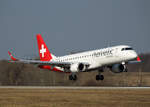 Helvetic, ERJ-190-100LR, HB-JVM, BER, 22.03.2025