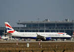 British Airways, ERJ-190-100SR, G-LCYP, BER, 22.03.2025