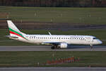 Bulgaria Air, LZ-SOF, Embraer ERJ-190LR, msn: 19000492, 29.November 2025, ZRH Zürich, Switzerland.