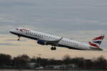 British Airways, ERJ-190-100LR, G-LCAG, BER, 19.12.2025