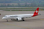 Helvetic Airways, HB-AZG, Embraer E190-E2, msn: 19020036, 23.April 2022, ZRH Zürich, Switzerland.