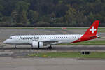 Helvetic Airways, HB-AZH, Embraer E190-E2, msn: 19020046, 14.Oktober 2023, ZRH Zürich, Switzerland.