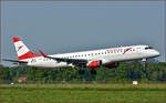 Austrian OE-LWG; Embraer ERJ-195LR; Maribor MBX, Trainingsflug; 28.4.2018