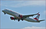 Austrian OE-LWN; Embraer ERJ 195LR; Maribor MBX, Trainingsflug; 8.5.2018