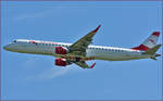 Austrian OE-LWN; Embraer ERJ-195LR; Maribor MBX, Trainingsflug; 8.5.2018