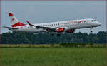 Austrian OE-LWJ; Embraer ERJ195LR; Maribor MBX, Trainingsflug; 31.5.2018