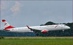 Austrian OE-LWJ; Embraer ERJ-195LR; Maribor MBX, Trainingsflug; 31.5.2018