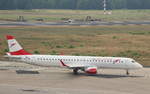 Austrian Airlines, OE-LWD,MSN 190000411, Embraer ERJ190-200LR, 06.07.2018, CGN-EDDK, Köln-Bonn, Germany (My austrian) 