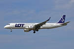 LOT Polish Airlines, SP-LNL, Embraer ERJ-195LR, msn: 19000382, 01.August 2018, ZRH Zürich, Switzerland.