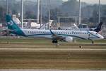 Air Dolomiti, I-ADJM, Embraer, 195 LR (190-200 LR),  Madame Butterfly di Giacomo Puccini , MUC-EDDM, München, 20.08.2018, Germany