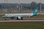 Air Dolomiti, I-ADJP, Embraer, 195 LR (190-200 LR),  I Puritani (di Vincenzo Bellini) , MUC-EDDM, Mnchen, 20.08.2018, Germany