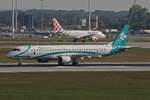 Air Dolomiti, I-ADJL, Embraer, 195 LR (190-200 LR),  Nabucco (di Guiseppe Verdi) , MUC-EDDM, München, 20.08.2018, Germany