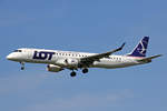 LOT Polish Airlines, SP-LNG, Embraer ERJ-195AR, msn: 19000237, 01.August 2019, ZRH Zürich, Switzerland.
