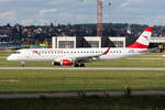 Austrian Airlines, OE-LWD, Embraer, ERJ-195, 12.09.2019, STR, Stuttgart, Germany      