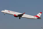 Austrian Airlines, OE-LWB, Embraer, ERJ-195, 15.10.2019, STR, Stuttgart, Germany      