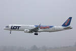 LOT Polish Airlines, SP-LNB, Embraer ERJ-195LR, msn: 19000444, 22.Januar 2020, ZRH Zürich, Switzerland.